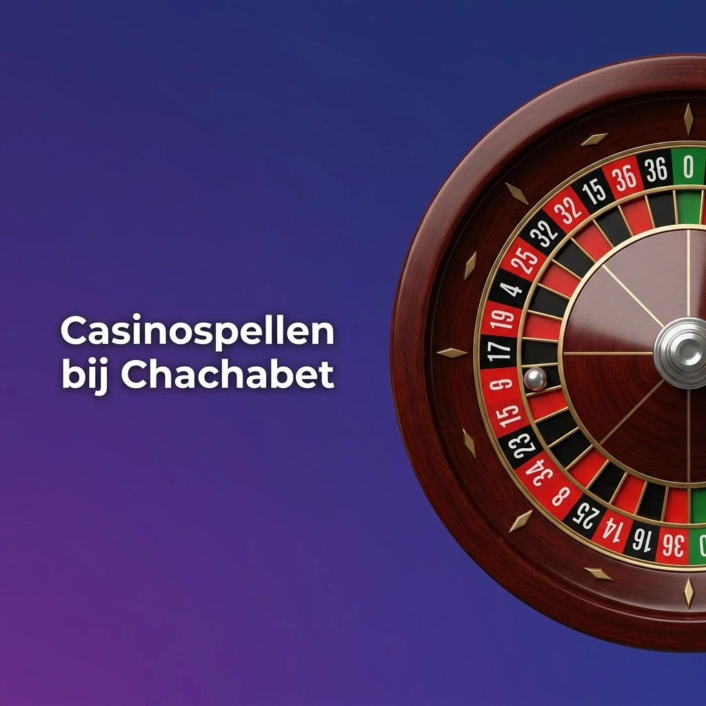Casinospellen bij Chachabet: videoslots, live roulette, blackjack en meer van topspelontwikkelaars