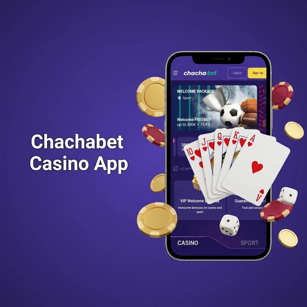 Chachabet Casino App met live dealers, slots en tafelspellen van Pragmatic Play, Evolution en NetEnt