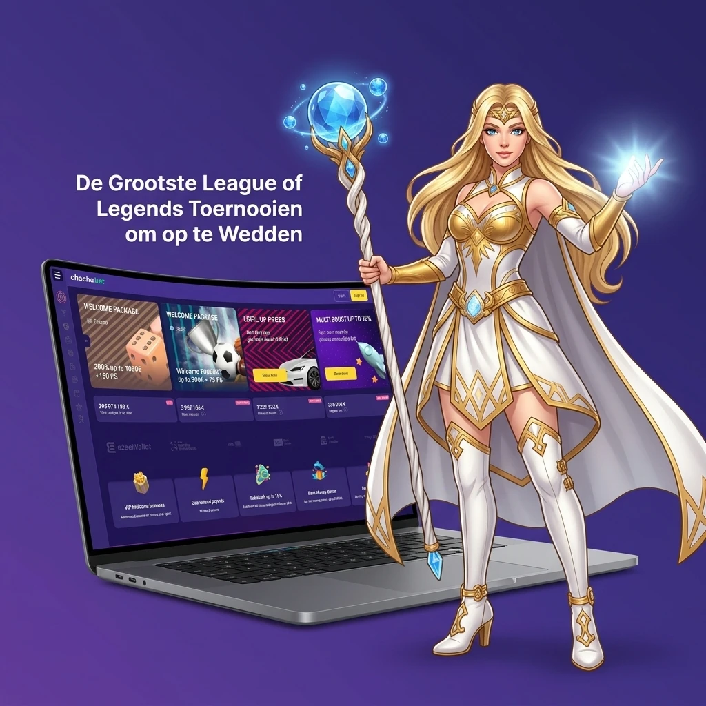 League of Legends toernooien om op te wedden: Worlds, MSI, LCK, LPL en LEC bij Chachabet