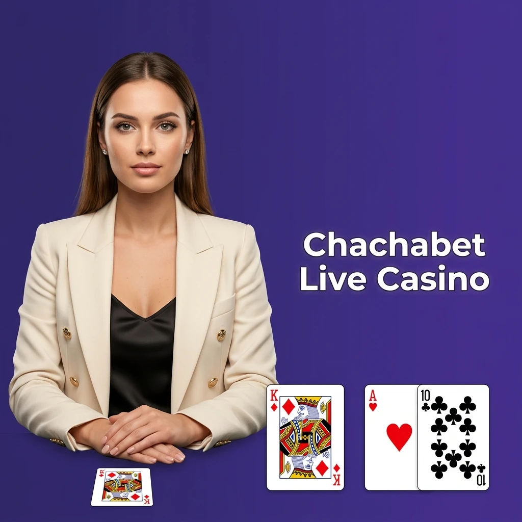 Chachabet Live Casino met echte dealers via videostream voor roulette, blackjack, baccarat en live game shows