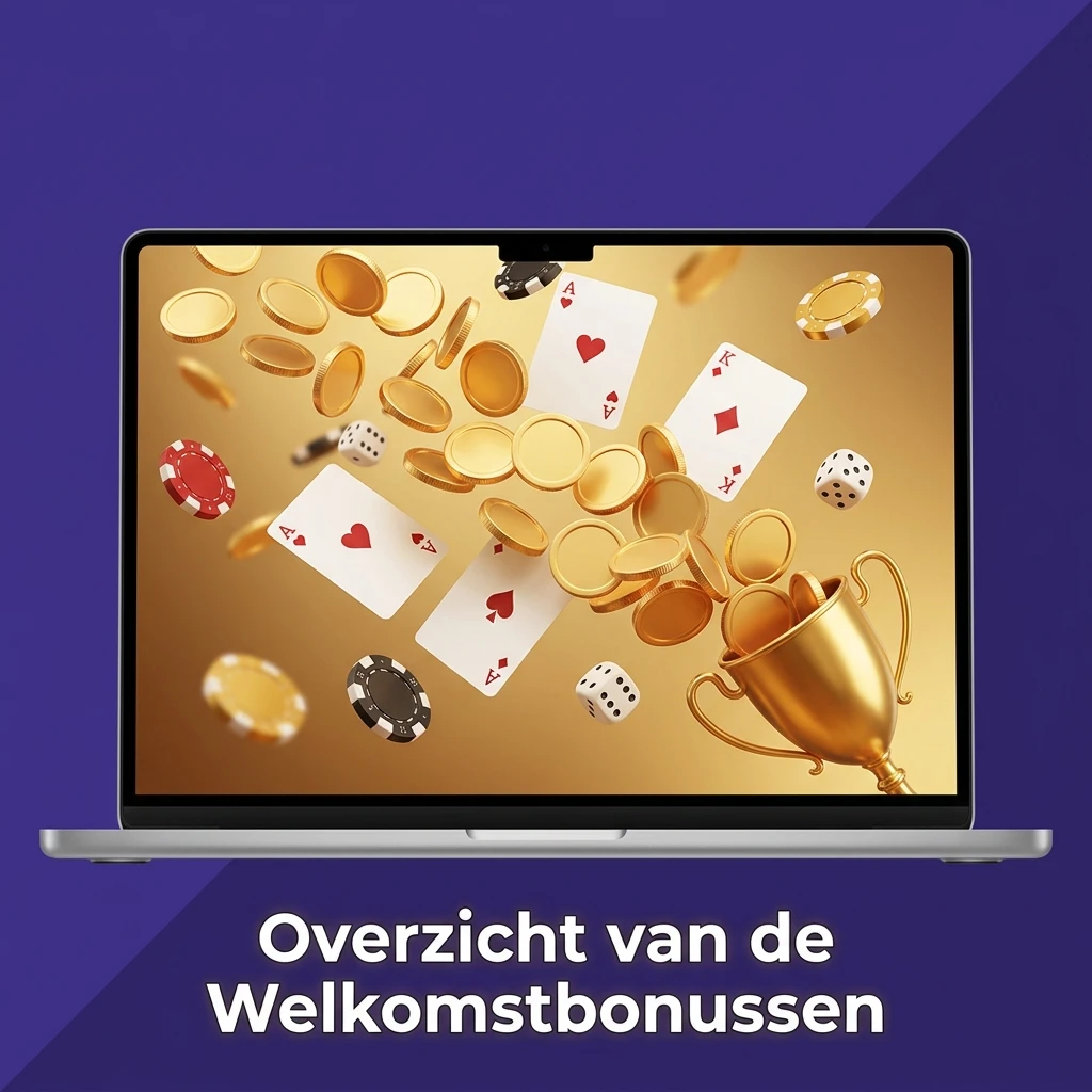 Overzicht welkomstbonussen: tot €10.000 en 800 gratis spins verspreid over vier stortingen met 35x inzetvereiste