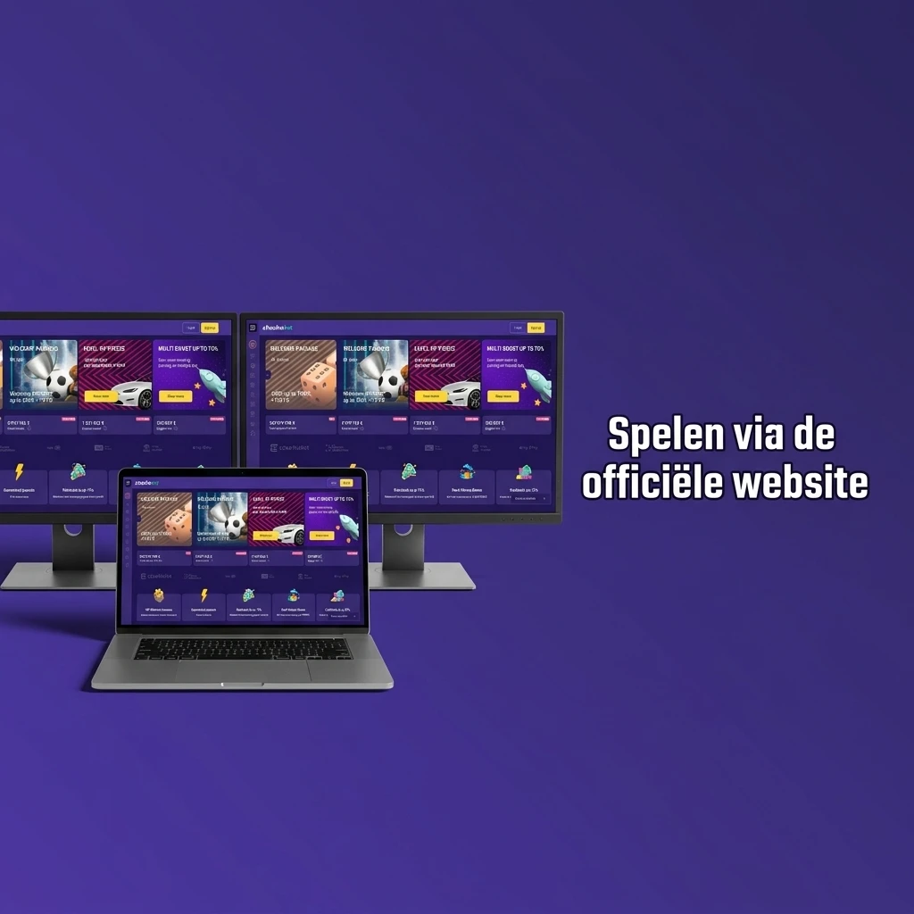 Spelen via de officiële website van het casino zonder download, direct toegang tot alle spellen