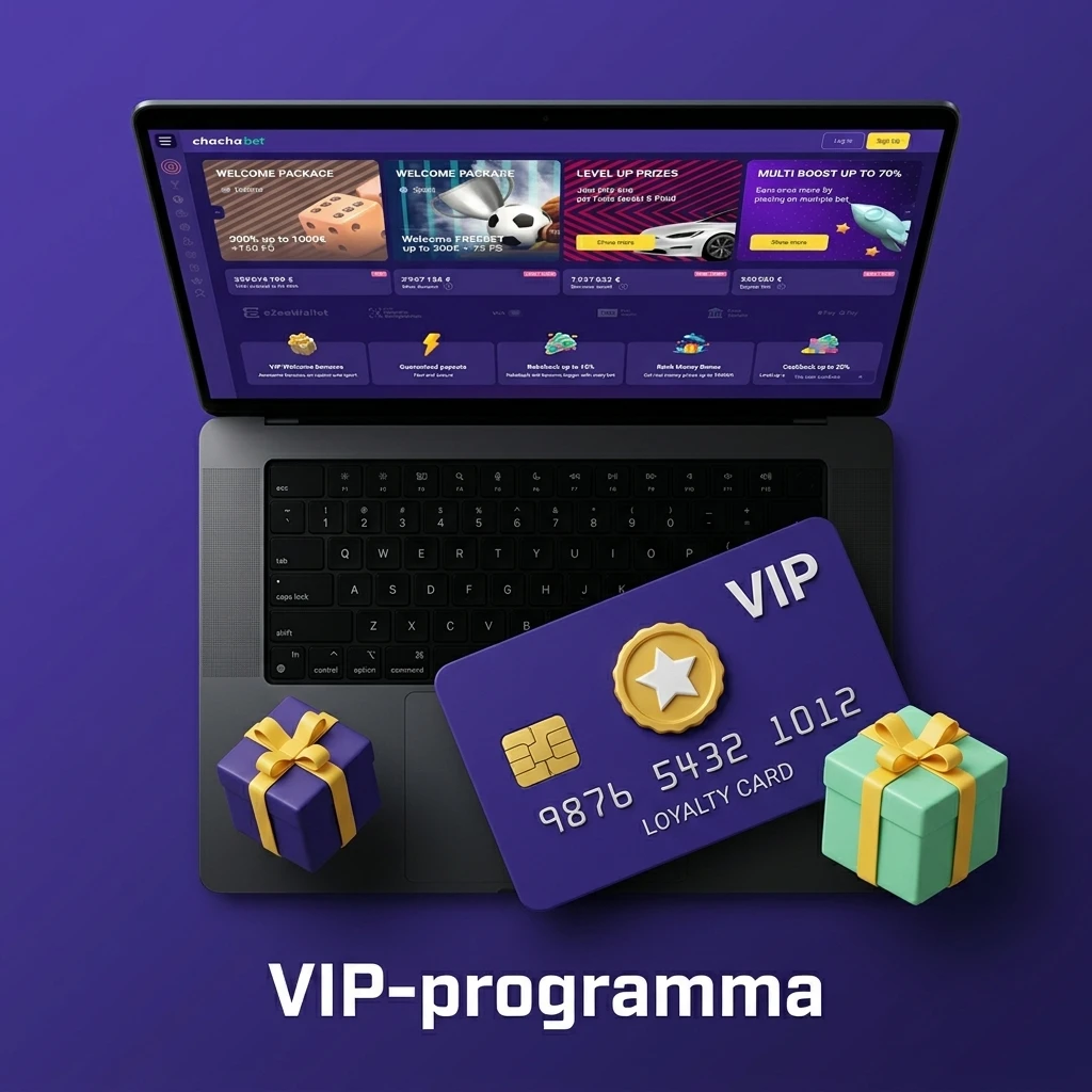 Chachabet VIP-programma met niveaus, cashback, hogere limieten en exclusieve voordelen voor loyale spelers
