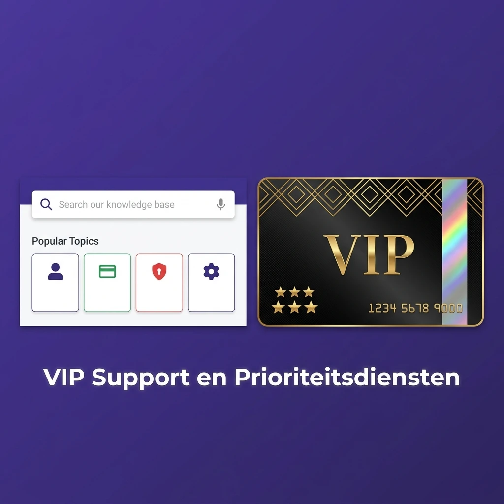 VIP support en prioriteitsdiensten voor hogere loyaliteitslagen met persoonlijke accountmanager en snellere responstijden