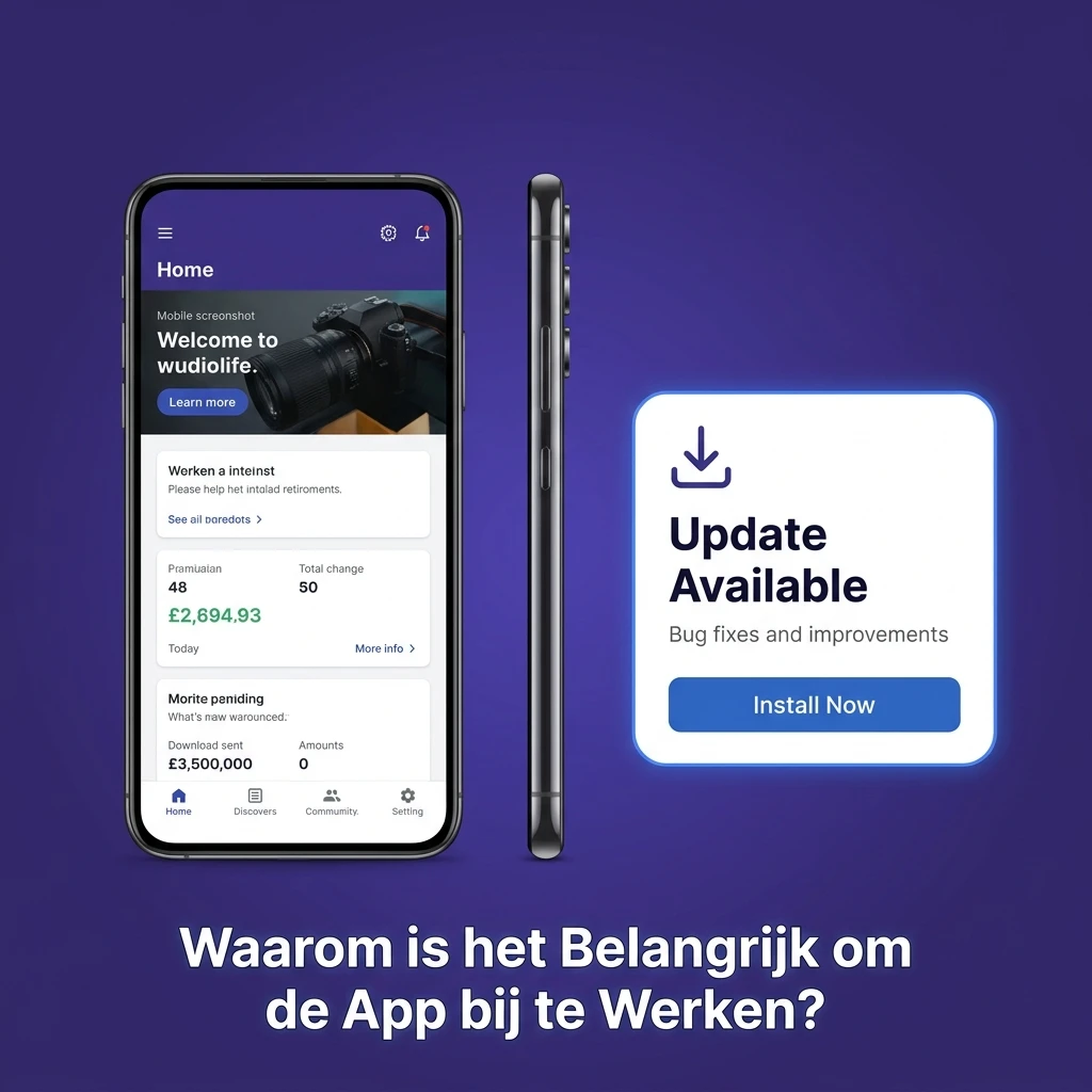Bijgewerkte app voorkomt technische problemen, verbetert beveiliging en biedt toegang tot nieuwe functies en promoties.