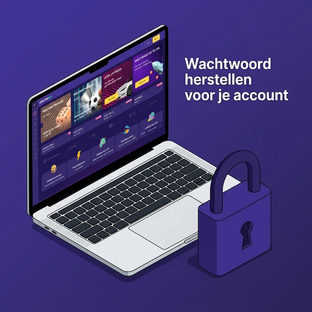 Stappen voor het herstellen van je vergeten wachtwoord via de hersteloptie op de inlogpagina