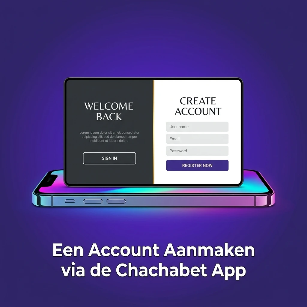 Stap-voor-stap registratie bij Chachabet via de app op iPhone in minder dan twee minuten