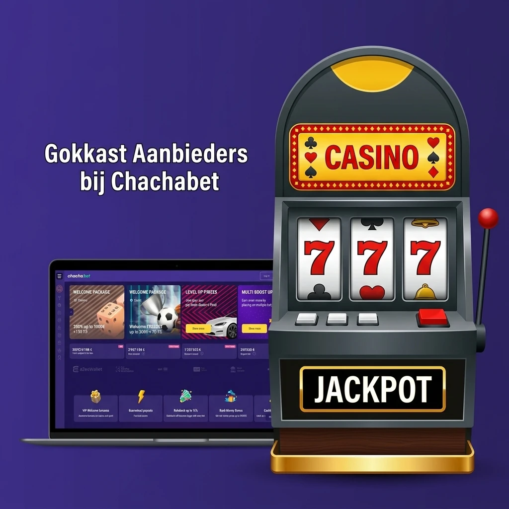 Chachabet gokkast aanbieders zoals Pragmatic Play, NetEnt en Microgaming met 60+ internationale softwarestudio's