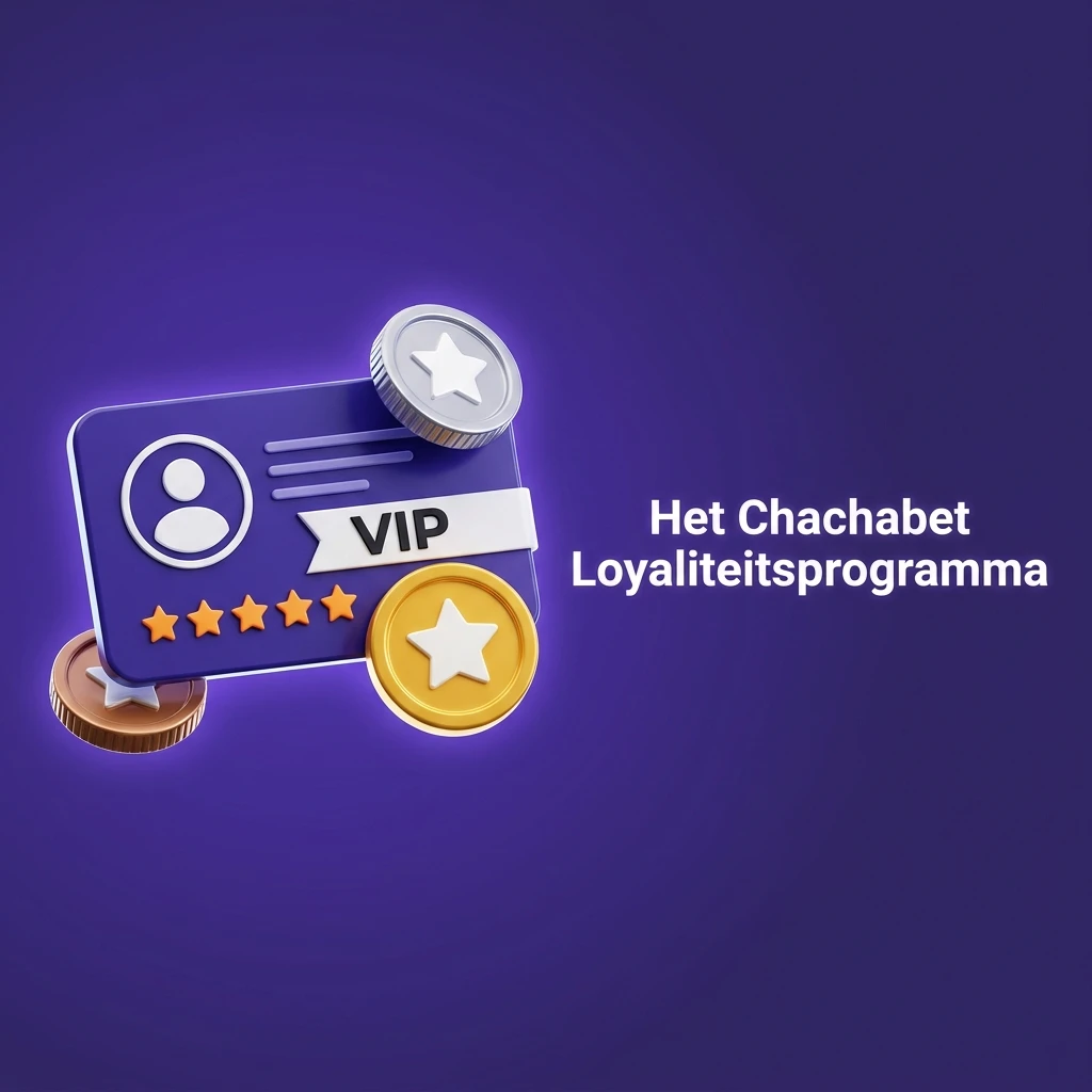 Chachabet loyaliteitsprogramma niveaus van Brons tot Diamant met punten, cashback en VIP-voordelen voor spelers