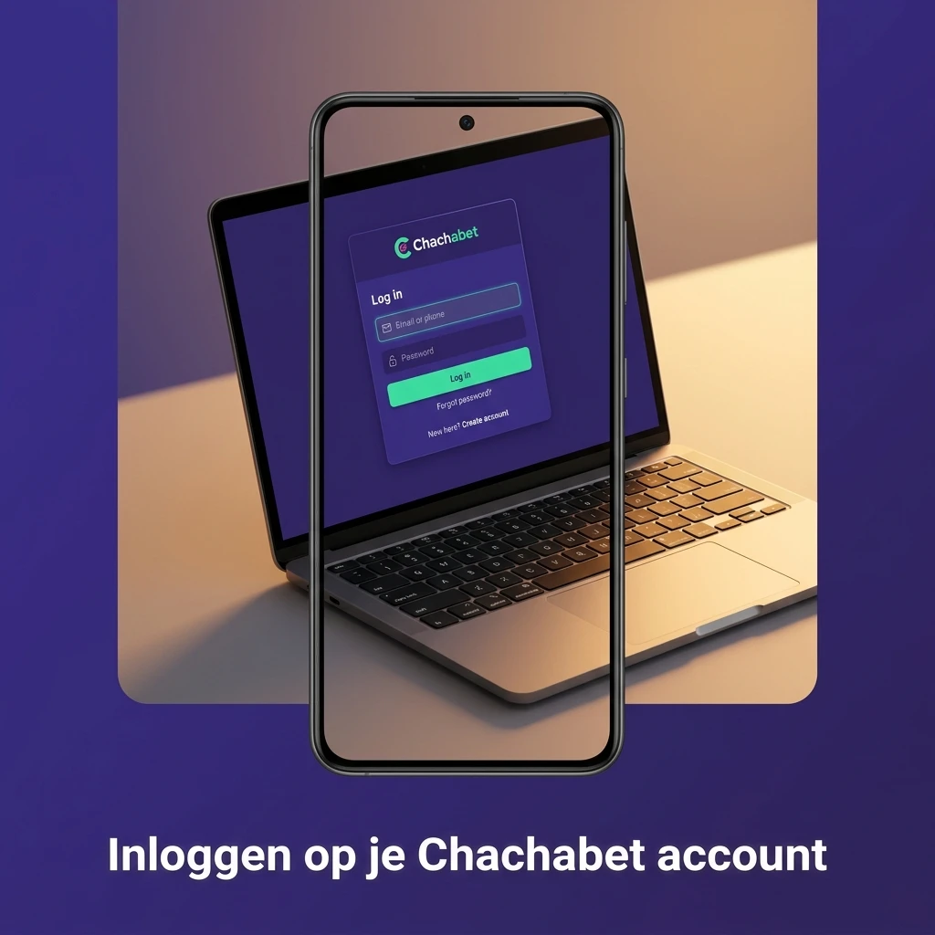 Stap-voor-stap inloggen op je Chachabet account via website of mobiele app