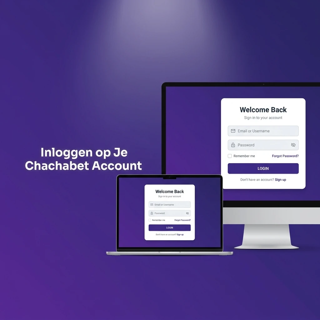 Stap-voor-stap handleiding voor inloggen op je Chachabet account via de officiële website