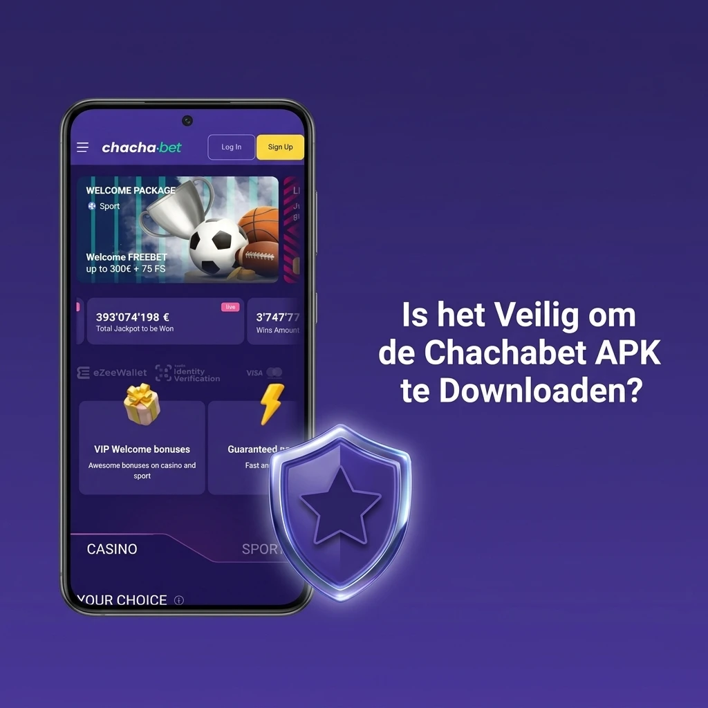 Chachabet APK veilig downloaden met SSL-encryptie en officiële goklicentie bescherming