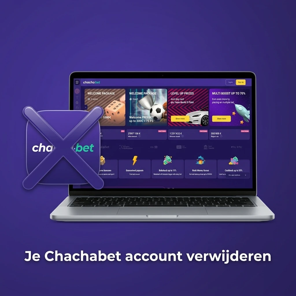 Stapsgewijze uitleg over het verwijderen van je Chachabet account via instellingen of klantenservice