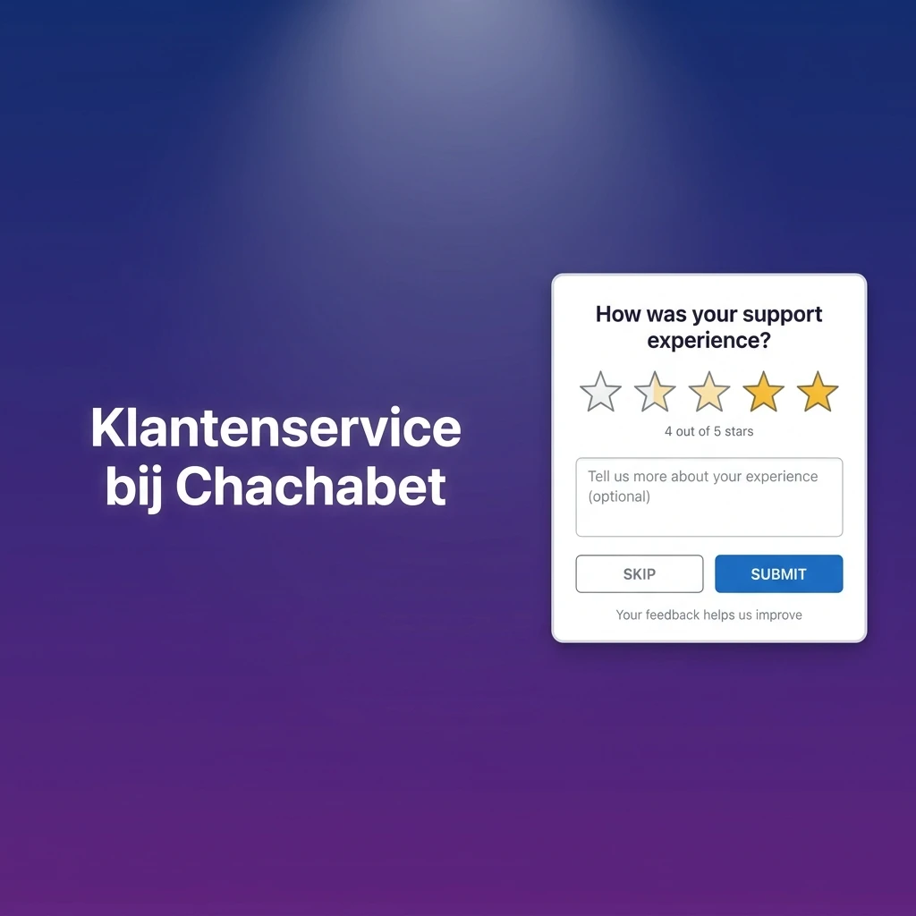 Chachabet klantenservice 24/7 bereikbaar via live chat, e-mail en FAQ voor vragen over account en bonussen