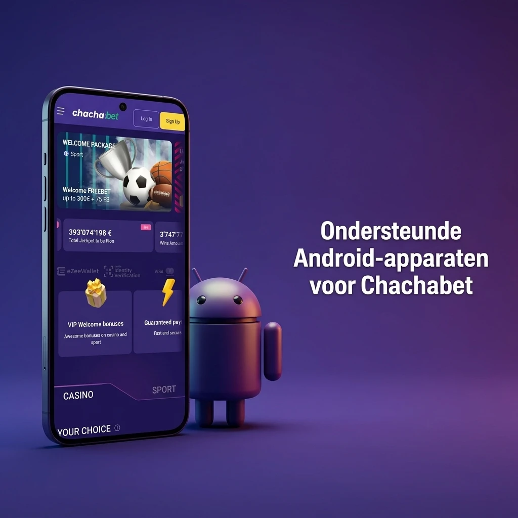 Ondersteunde Android-apparaten voor Chachabet, zoals Samsung, Google Pixel, OnePlus en Xiaomi