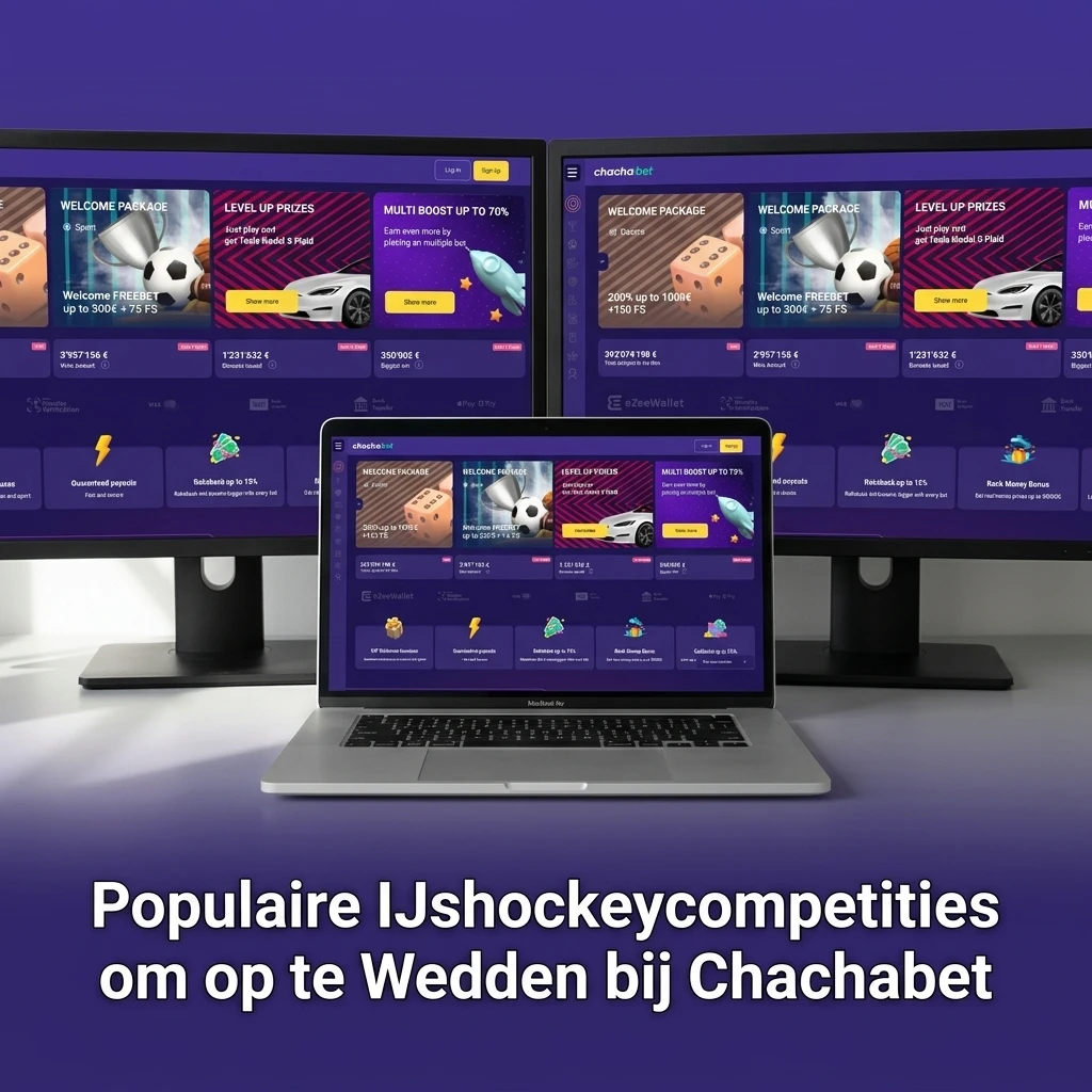IJshockeycompetities om op te wedden bij Chachabet: NHL, KHL, SHL, Liiga, DEL en meer