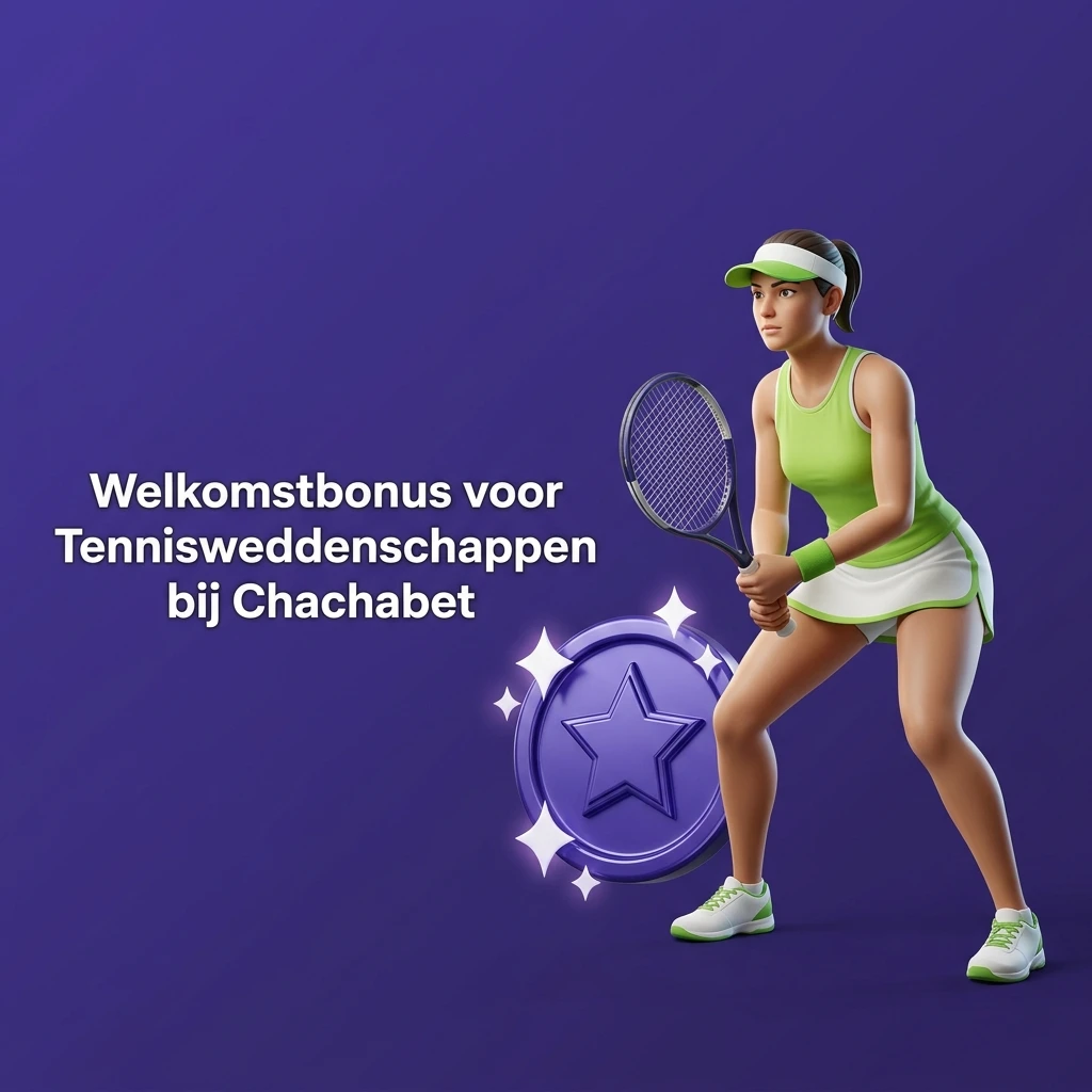 Chachabet welkomstbonus voor tennisweddenschappen bij eerste storting voor nieuwe gebruikers