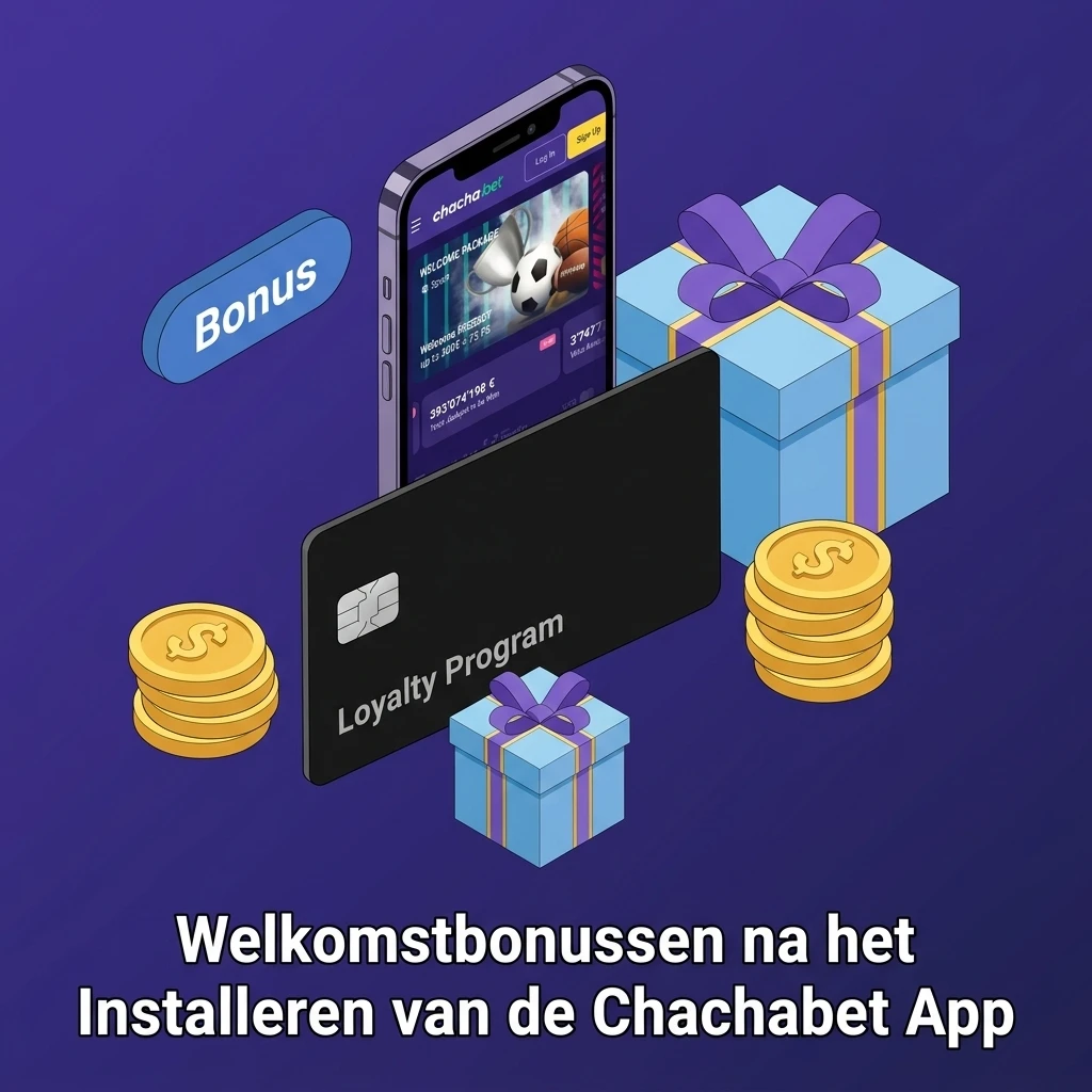 Chachabet app welkomstbonus tot €10.000 en 800 gratis spins voor nieuwe spelers na installatie