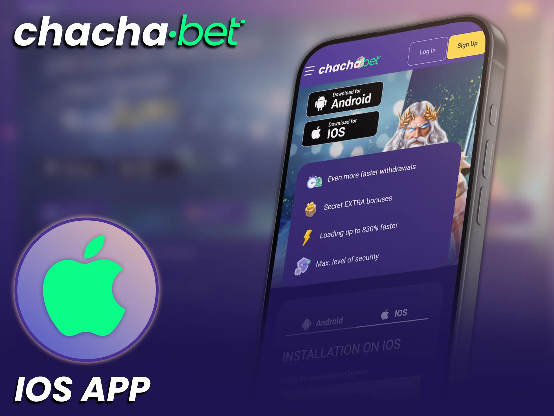 Installeer de Chachabet iOS app voor de beste mobiele ervaring.