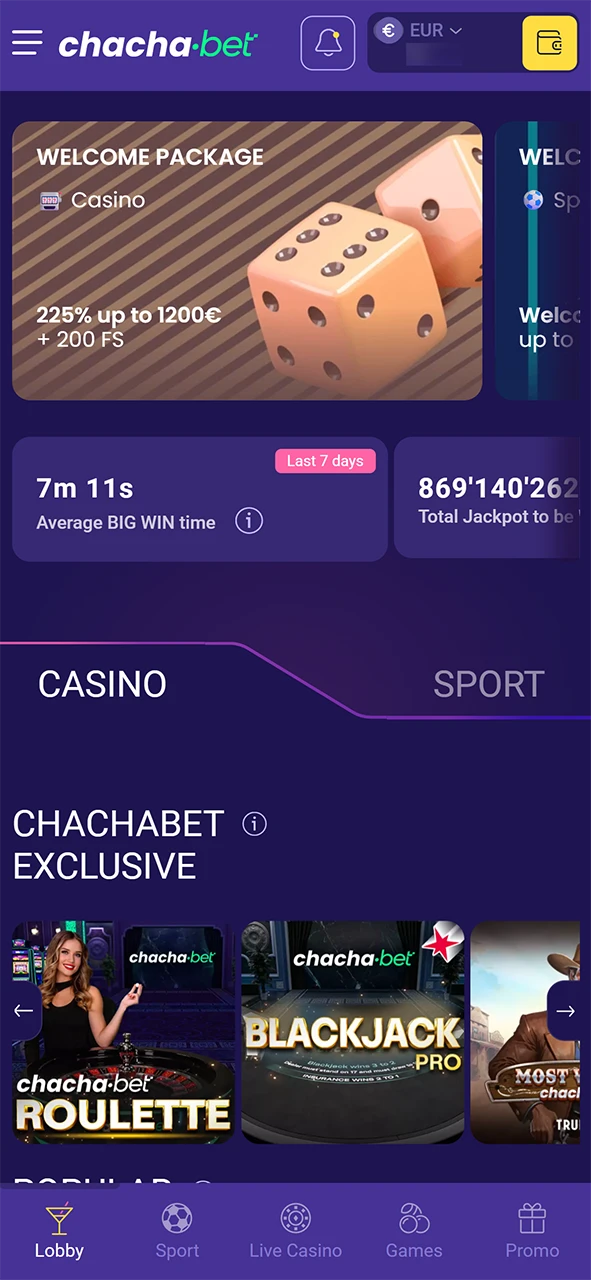 Update de mobiele app voor probleemloos inloggen bij Chachabet.