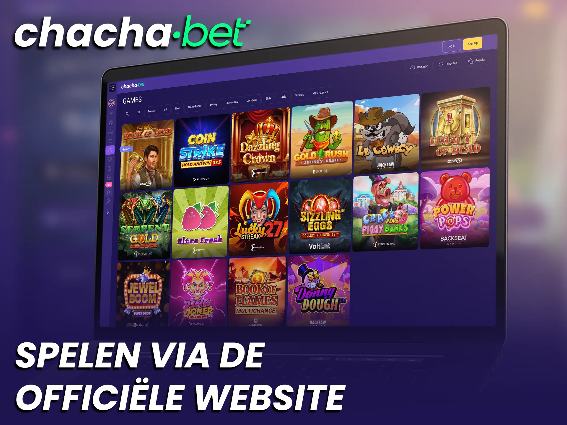 Speel op de officiële Chachabet PC-Client website in Nederland.